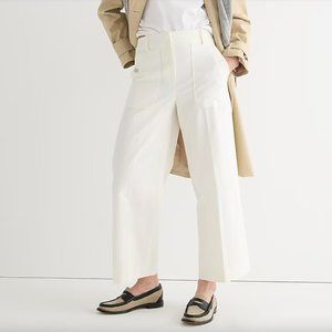 J.Crew Sydney Wide-Leg Pant in Bi-Stretch Cotton Blend (Size 2)